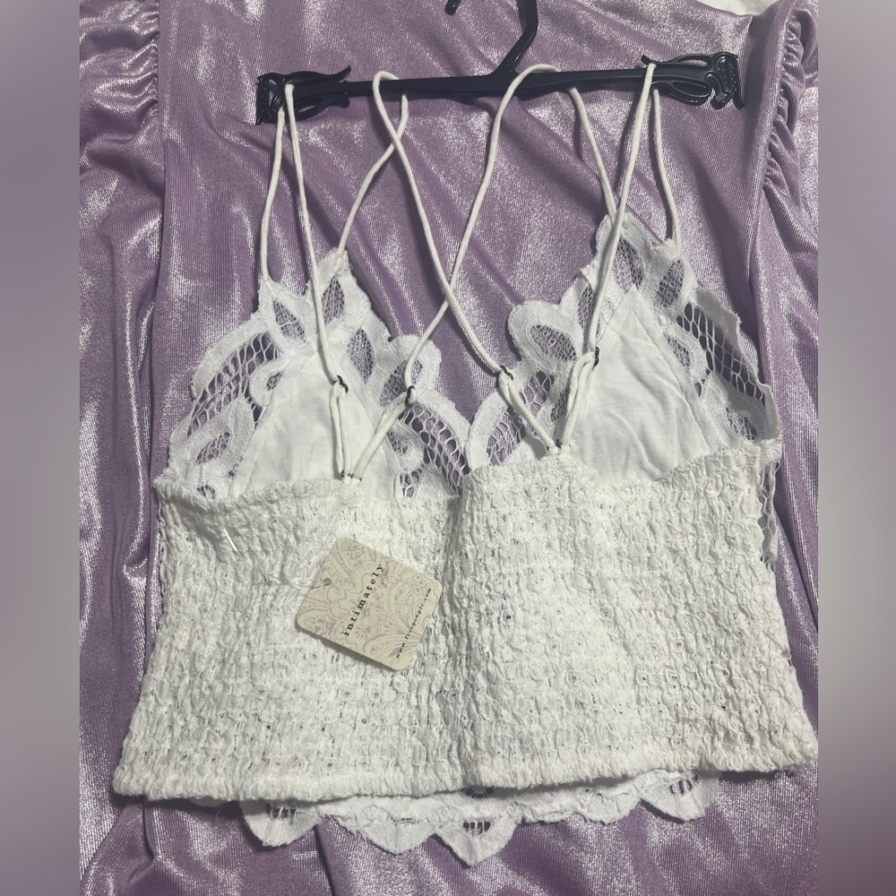 Free People White Lace Bralette - Picture 2 of 3